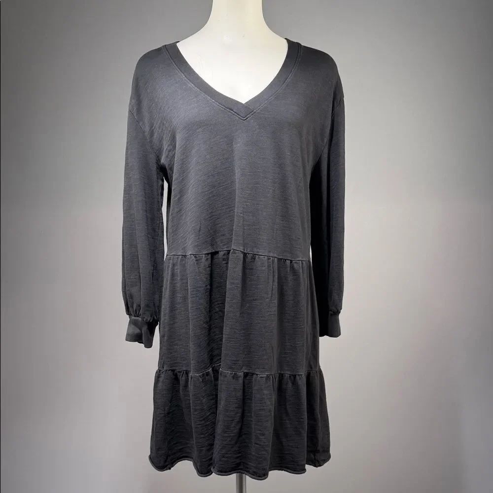 Nation LTD Gray Tiered Dress (rack9)